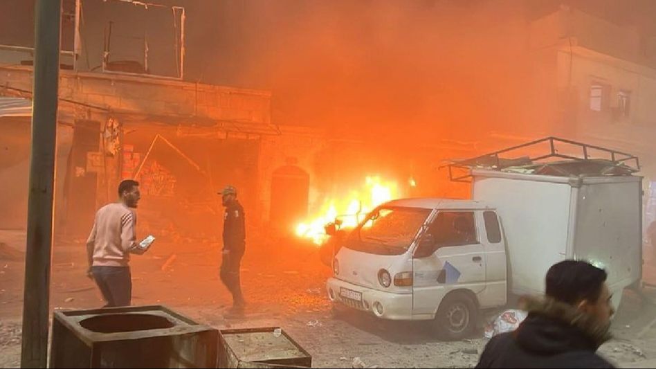 8 dead, 20 injured after deadly car blast strikes Syrian town of Azaz 8 dead, 20 injured after deadly car blast strikes Syrian town of Azaz