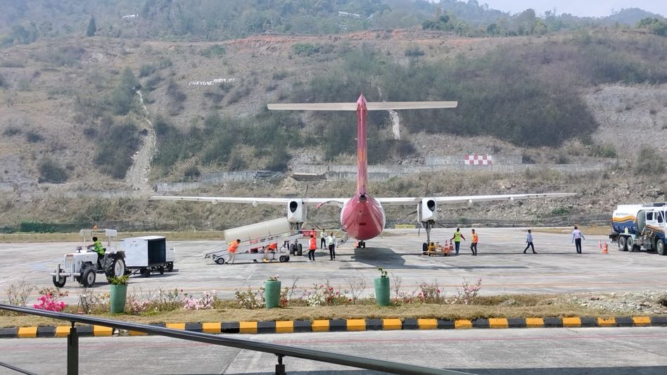 Sikkim: Pakyong airport resumes commercial flights after six-month hiatus Sikkim: Pakyong airport resumes commercial flights after six-month hiatus