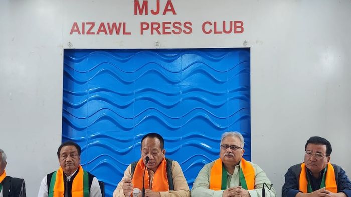 Mizoram, BJP, Vanlalhmuaka, Vision-2023, development, budget allocation, employment generation, Bamboo Technology Park, Mega Textile Park