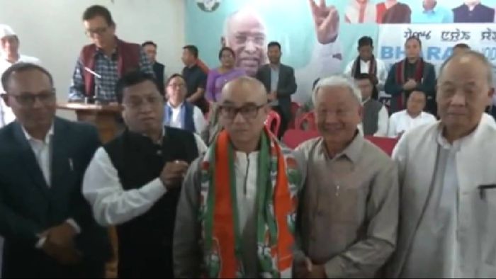 Manipur: BJP leader and former Yaiskul MLA among four who joined Congress ahead of LS polls