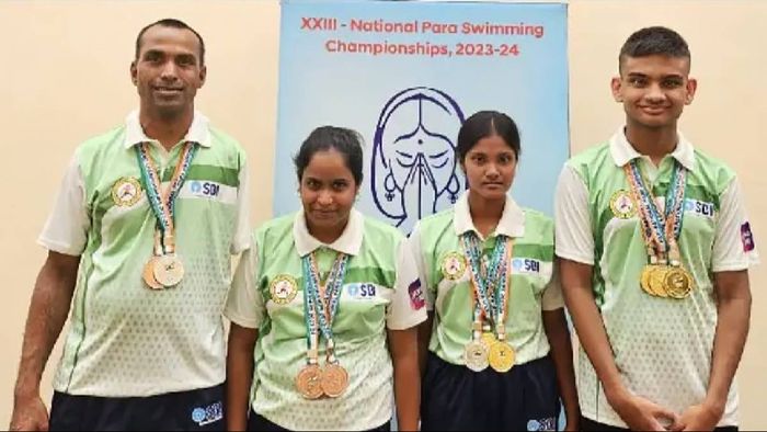 Assam: Guwahati swimmer wins three gold at National Para Swimming championship