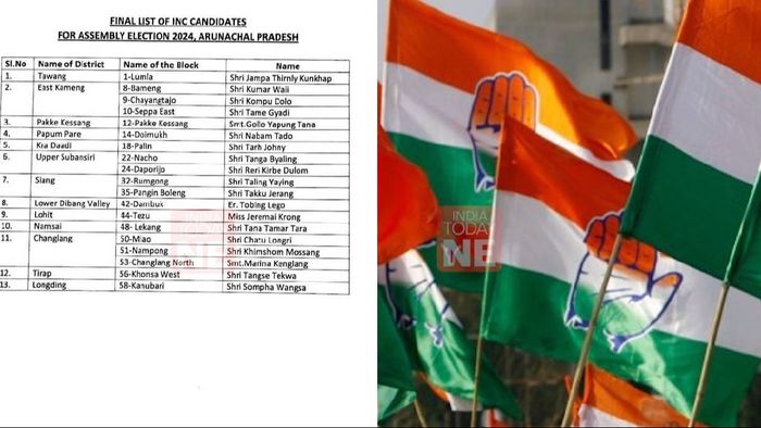 Arunachal Congress MLA candidate count drops from 34 to 19 for assembly election
