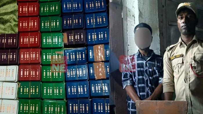 Assam Police, Drug Peddler, Nagaon District, Heroin, Drug Trafficking, Law Enforcement, Arrest