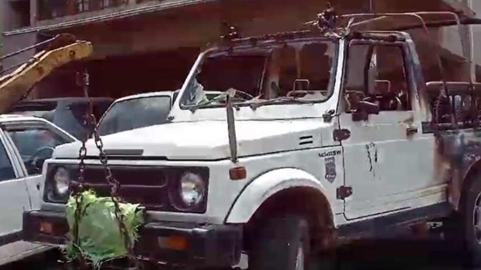 Meghalaya: Petrol bomb attack on police vehicle, cops launch manhunt Meghalaya: Petrol bomb attack on police vehicle, cops launch manhunt
