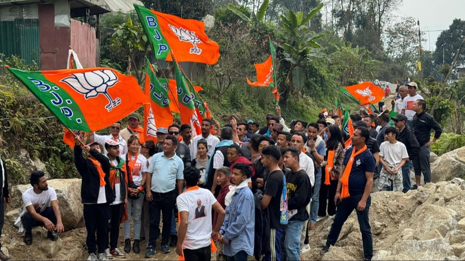 Sikkim assembly elections 2024: BJP undergoes door-to-door campaign throughout the state Sikkim assembly elections 2024: BJP undergoes door-to-door campaign throughout the state