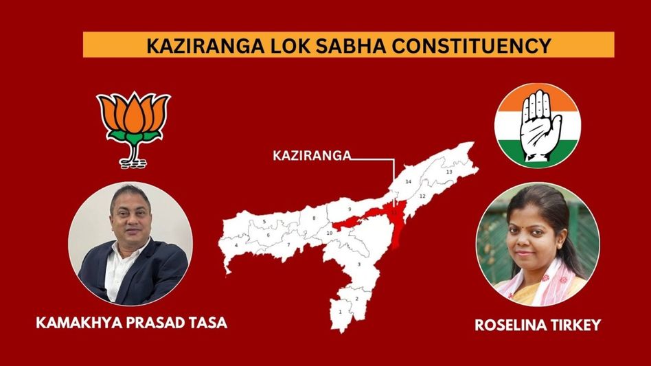 Assam Lok Sabha Constituency 2024  - Know your candidates for Kaziranga constituency, last election, election date Assam Lok Sabha Constituency 2024  - Know your candidates for Kaziranga constituency, last election, election date