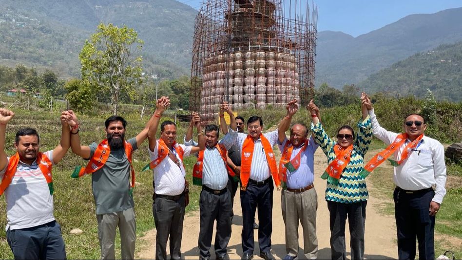 Sikkim: BJP MP candidate raises concern over delay in 'Stairs to Heaven' project in state, calls for immediate attention Sikkim: BJP MP candidate raises concern over delay in 'Stairs to Heaven' project in state, calls for immediate attention