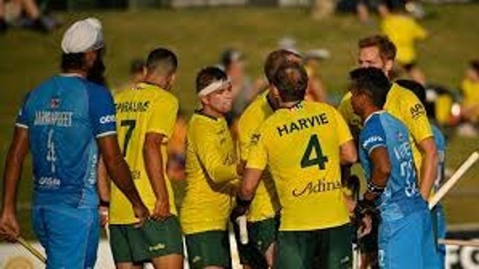 Indian men's hockey team, Test match, Australia, Perth, Defeat, Five-match series