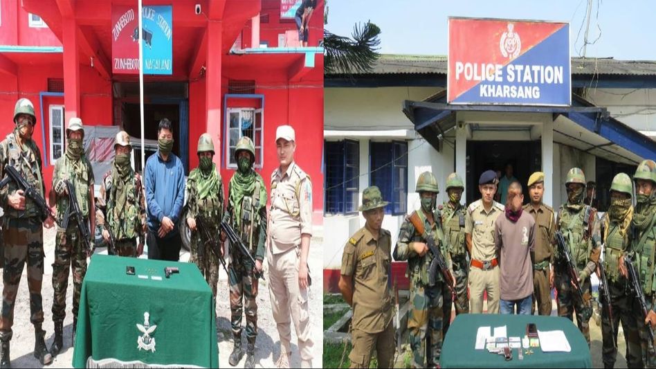 Assam Rifles' arrest two NSCN cadres in Nagaland and Arunachal in special operations Assam Rifles' arrest two NSCN cadres in Nagaland and Arunachal in special operations