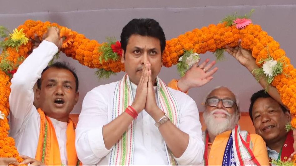 Alliance with Congress will push CPIM towards grave: Tripura BJP candidate Biplab Deb Alliance with Congress will push CPIM towards grave: Tripura BJP candidate Biplab Deb