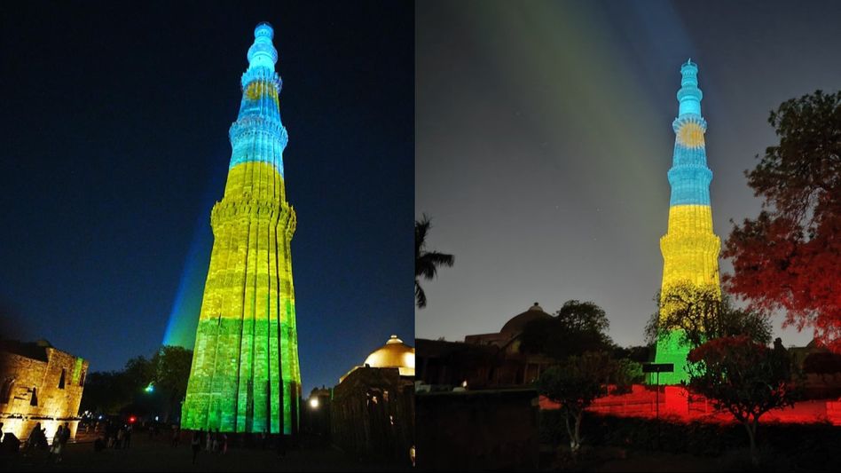 Qutub Minar illuminates as India pays tributes to victims of Rwanda 1994 genocide Qutub Minar illuminates as India pays tributes to victims of Rwanda 1994 genocide
