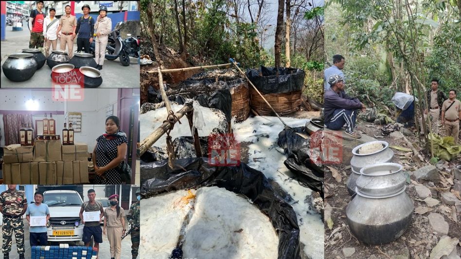 Mizoram Police seized drugs and liquor worth several crores ahead of the Lok Sabha election Mizoram Police seized drugs and liquor worth several crores ahead of the Lok Sabha election