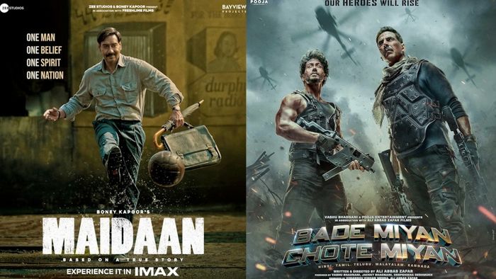Bade Miyan Chote Miyan, Maidaan, Box Office, Akshay Kumar, Tiger Shroff, Ajay Devgn, Advance Bookings, Film Release, Bollywood