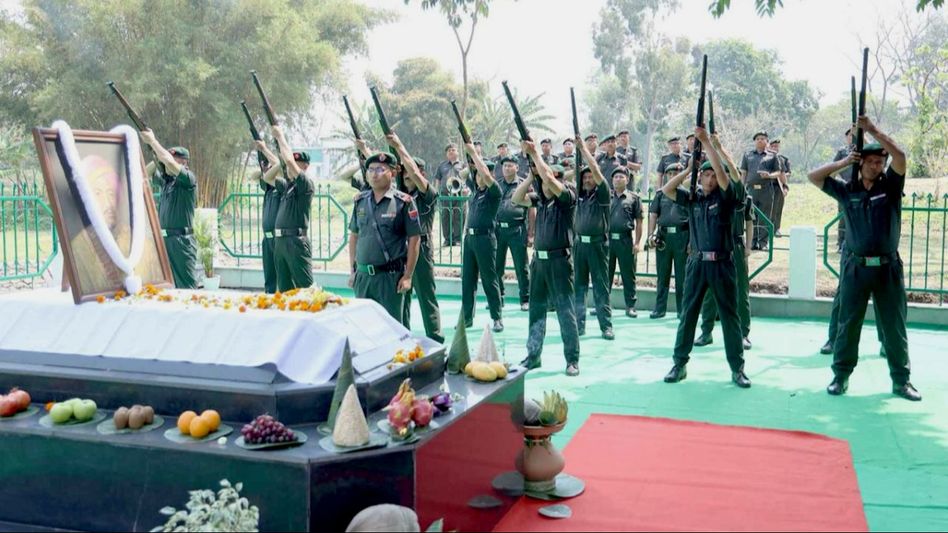 Manipur: 174th death anniversary of Maharaj Narasingh observed at Kangla Fort Manipur: 174th death anniversary of Maharaj Narasingh observed at Kangla Fort
