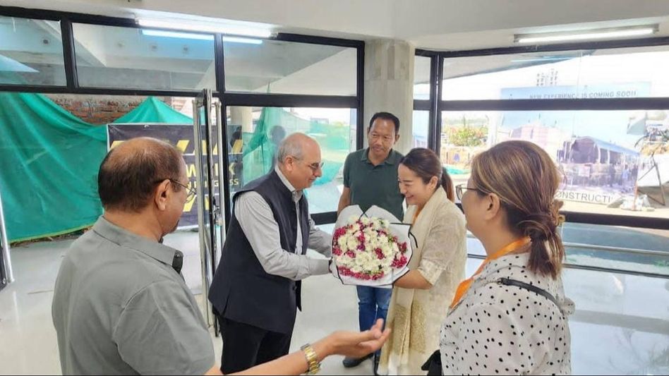 Nagaland BJP welcomes national spokesperson Nalin Kohli ahead of Nadda's rally Nagaland BJP welcomes national spokesperson Nalin Kohli ahead of Nadda's rally