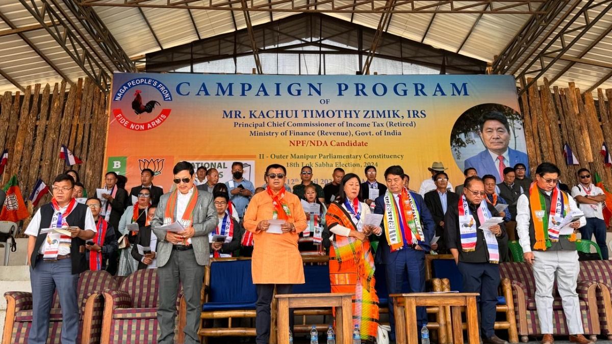 Manipur Lok Sabha elections 2024: BJP spokesperson criticizes Congress' divisive agenda during election rally Manipur Lok Sabha elections 2024: BJP spokesperson criticizes Congress' divisive agenda during election rally