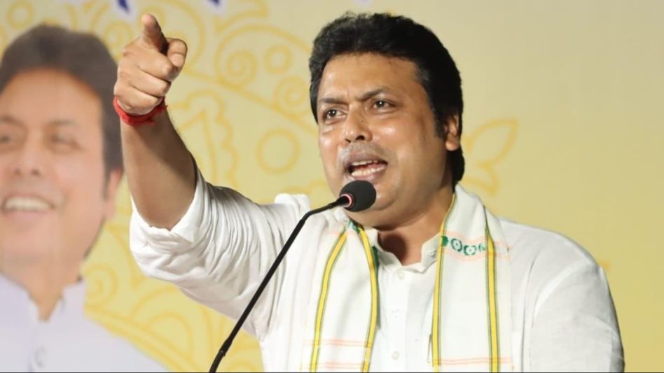 Tripura Lok Sabha candidate Biplab Deb slams CPIM manifesto, alleges compromise on national interests Tripura Lok Sabha candidate Biplab Deb slams CPIM manifesto, alleges compromise on national interests
