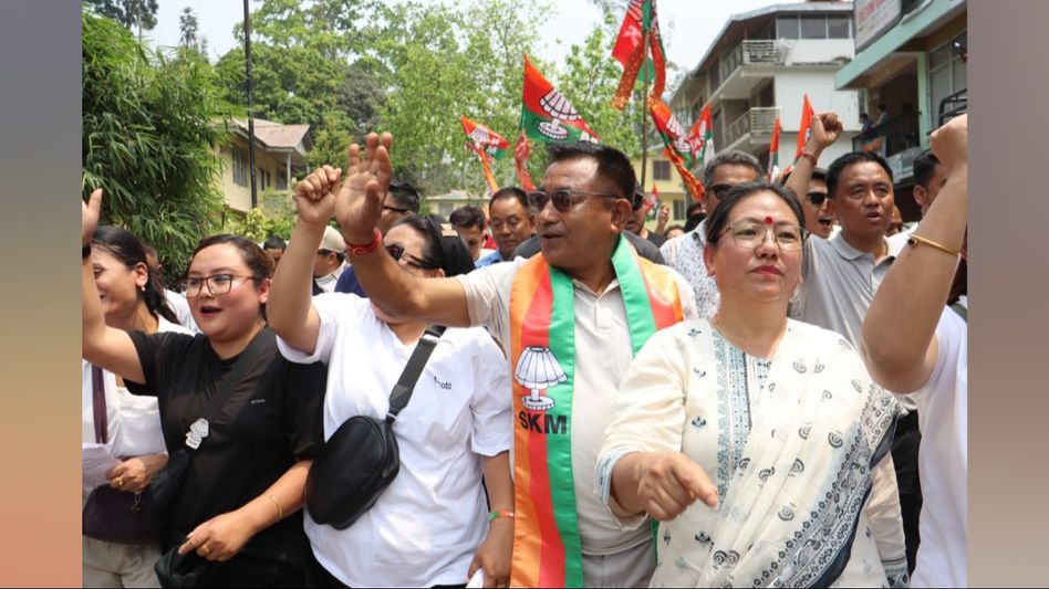 Sikkim Krantikari Morcha candidate pledges comprehensive development for Melli constituency ahead of Assembly elections Sikkim Krantikari Morcha candidate pledges comprehensive development for Melli constituency ahead of Assembly elections