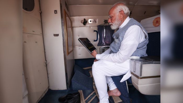 Narendra Modi, Surya Tilak Ritual, Ram Lalla, Ayodhya Temple, Assam Election Rallies, Ram Navami