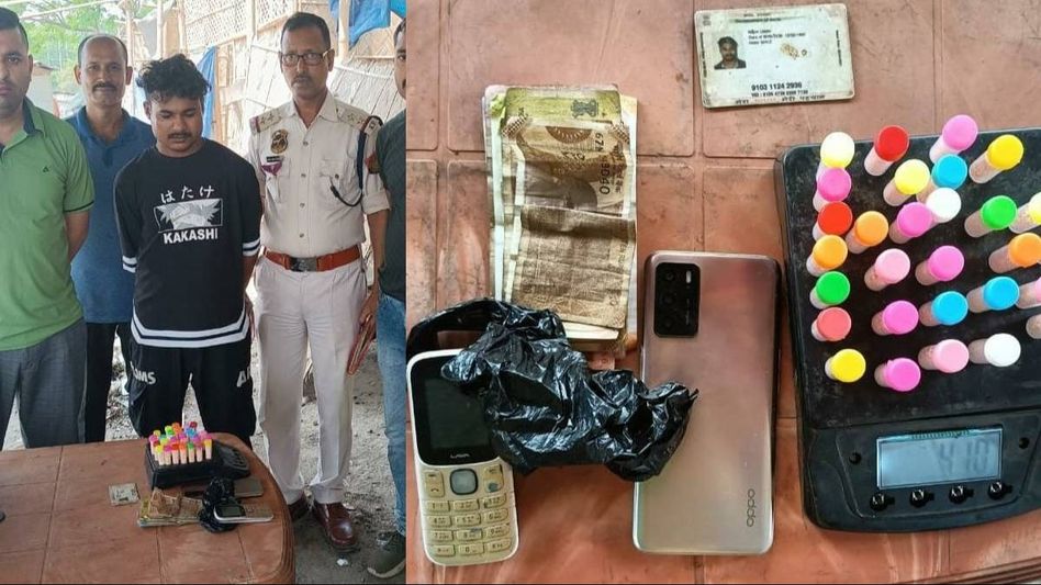 Guwahati STF seizes heroin near Khanapara bus stand, peddler arrested Guwahati STF seizes heroin near Khanapara bus stand, peddler arrested