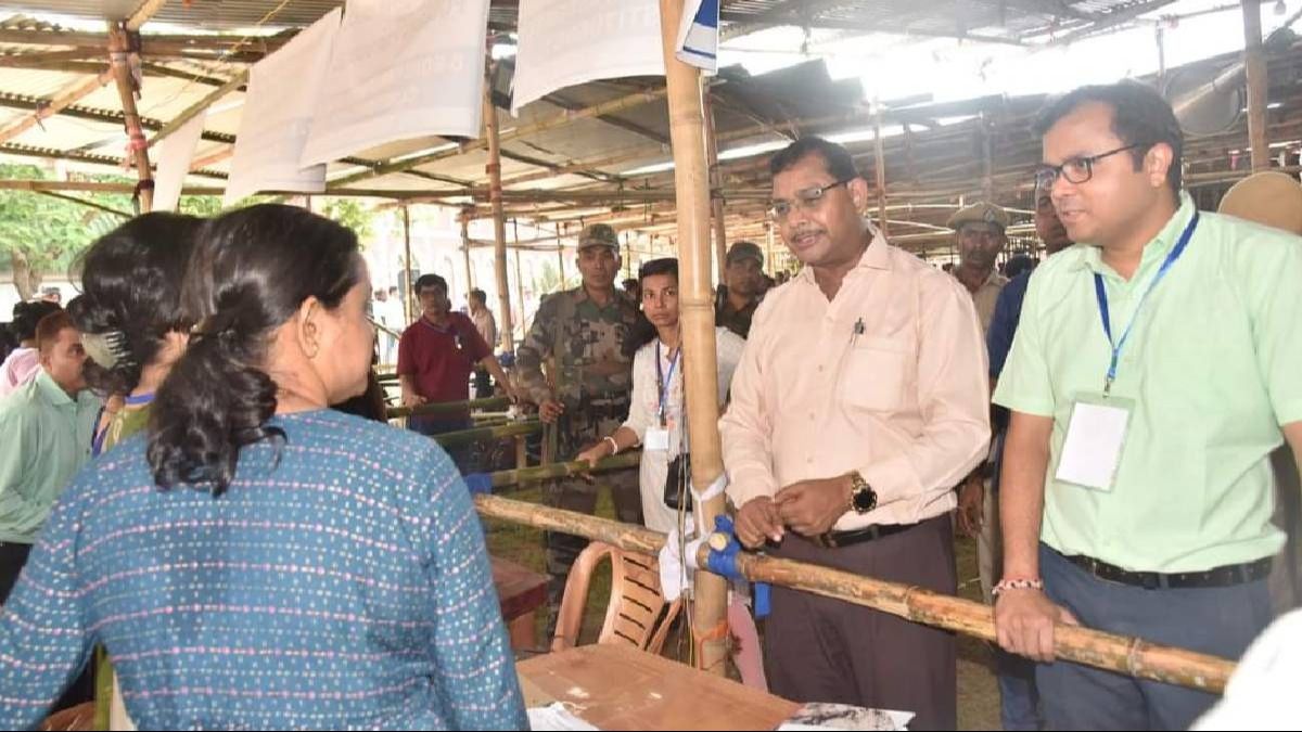 Tripura CEO inspects polling preparations, assures voters of fear-free environment
