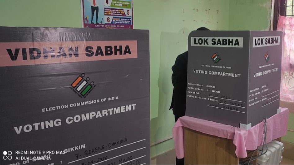 Sikkim election kicked off with 7.66 per cent polling rate turnout in first 2 hours Sikkim election kicked off with 7.66 per cent polling rate turnout in first 2 hours