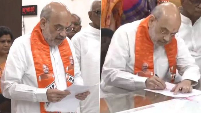 Amit Shah, Gandhinagar Lok Sabha seat, 2024 Lok Sabha elections, Bharatiya Janata Party, Congress, Sonal Patel, nomination