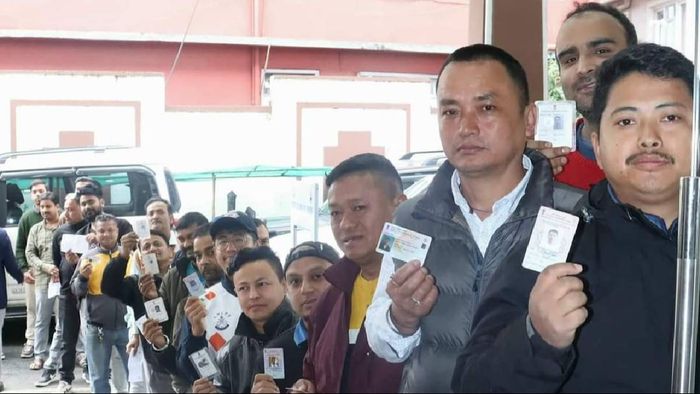 Voter turnout of 36.8% by midday in Sikkim Assembly Elections 2024.