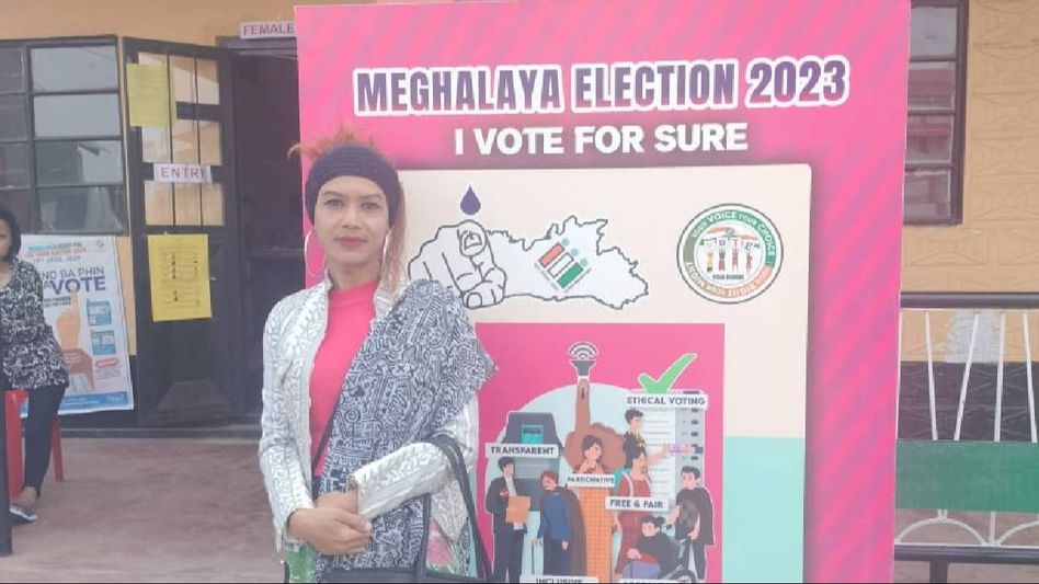 Meghalaya Lok Sabha Elections 2024: Third Gender voter casts ballot in Shillong Meghalaya Lok Sabha Elections 2024: Third Gender voter casts ballot in Shillong
