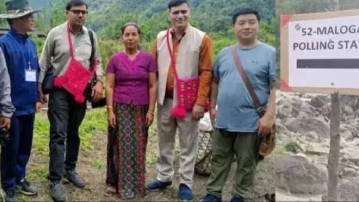 Arunachal: Lone voter casts vote in remote Anjaw district