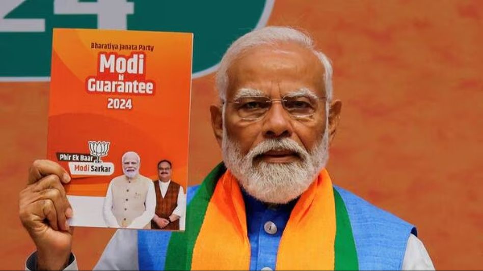 BJP launches 'Sankalp Patra' in Assamese BJP launches 'Sankalp Patra' in Assamese