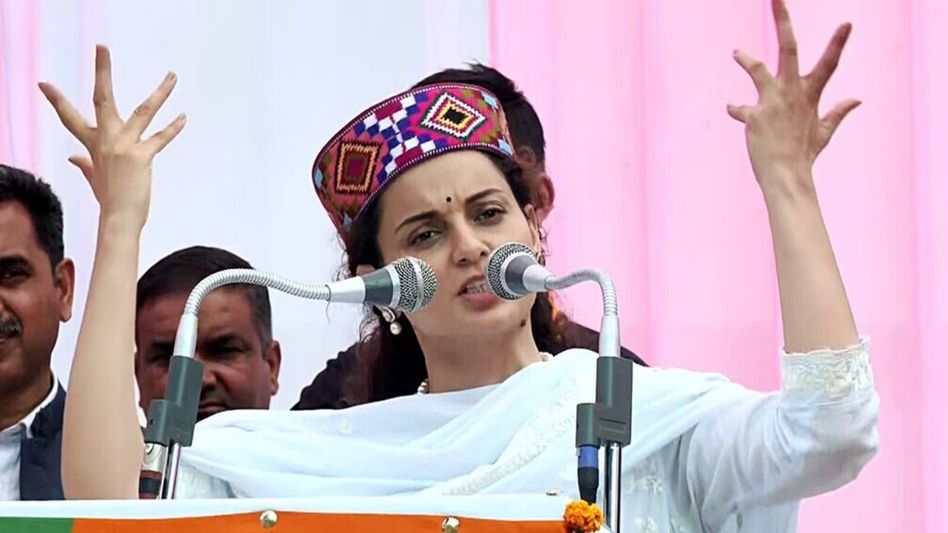 BJP lodges complaint against Congress for allegedly defaming Kangana Ranaut BJP lodges complaint against Congress for allegedly defaming Kangana Ranaut