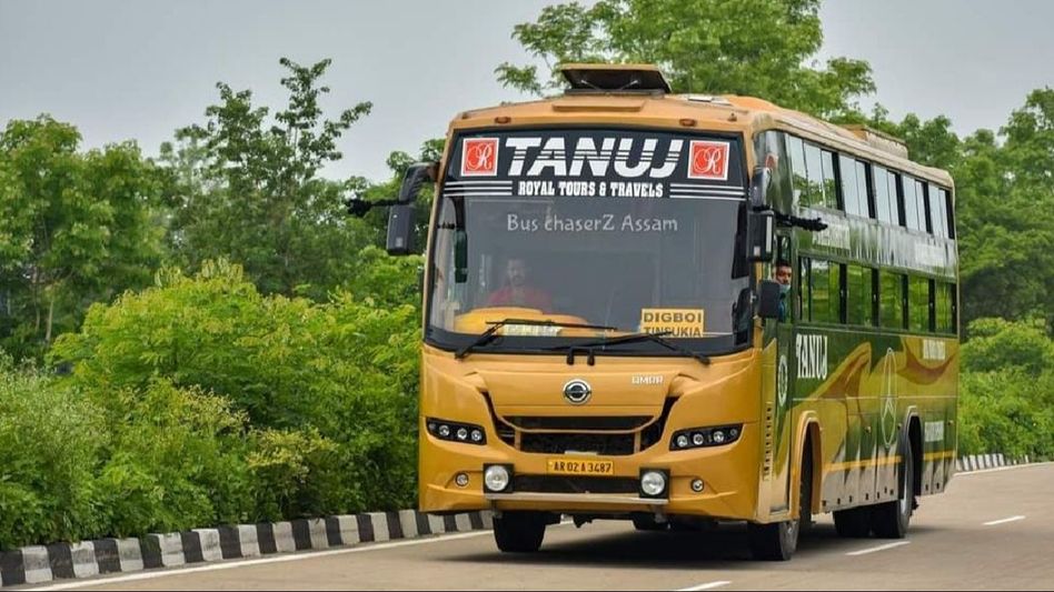 Assam: Night super bus seized following hit-and-run on NH-37 Assam: Night super bus seized following hit-and-run on NH-37