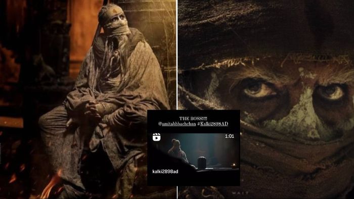 Amitabh Bachchan's look from 'Kalki 2898 AD' unveiled on April 21. Family members express admiration for his portrayal of Ashwatthama.