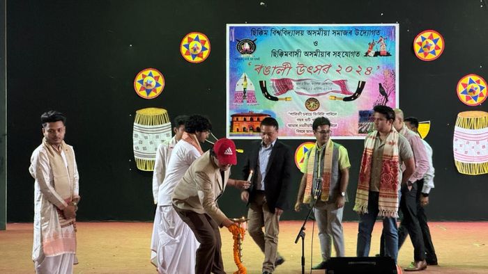 Assamese Bihu Festival, Sikkim, Tadong College, Sikkim University Assamese Society, Cultural Event