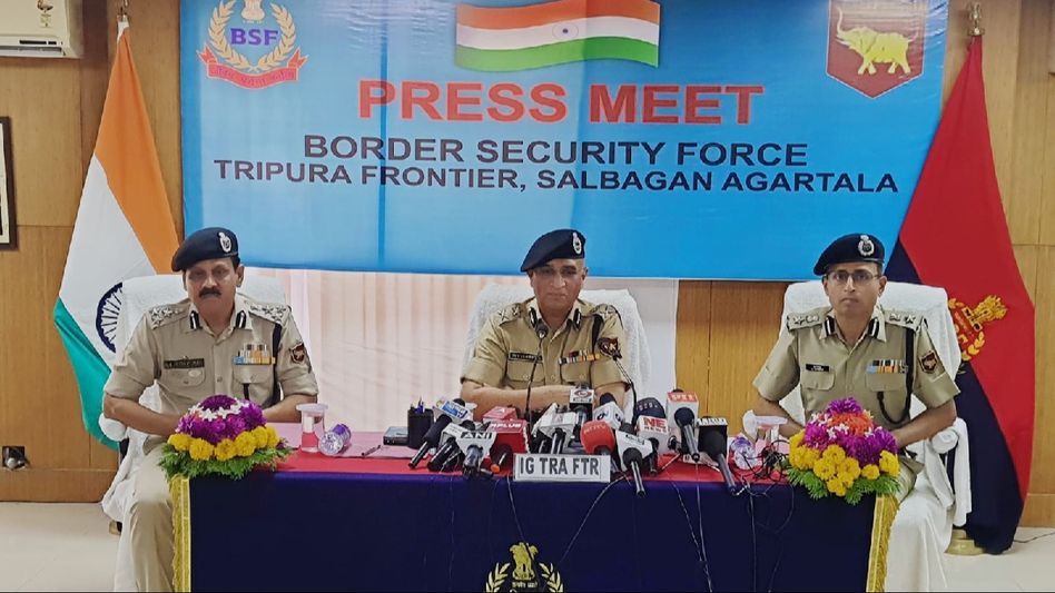 Tripura: BSF foils 1,018 illegal border crossings, 503 surveillance cameras installed along border, says IG BSF Tripura: BSF foils 1,018 illegal border crossings, 503 surveillance cameras installed along border, says IG BSF