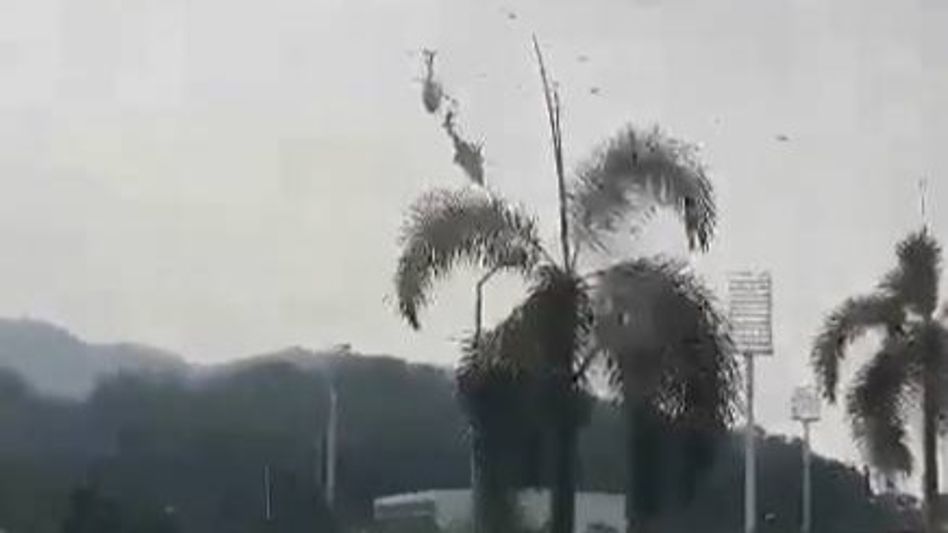 10 die as choppers collide mid-air in Malaysia 10 die as choppers collide mid-air in Malaysia