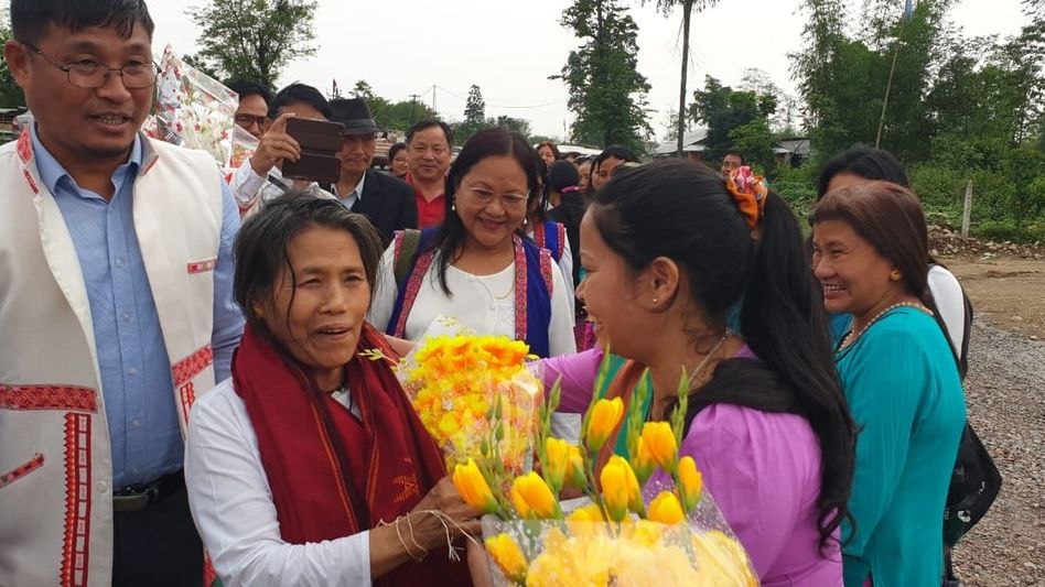 Arunachal: Padma Shri Awardee Yanung Jamoh Lego warmly received in her hometown for reviving traditional healing practices Arunachal: Padma Shri Awardee Yanung Jamoh Lego warmly received in her hometown for reviving traditional healing practices