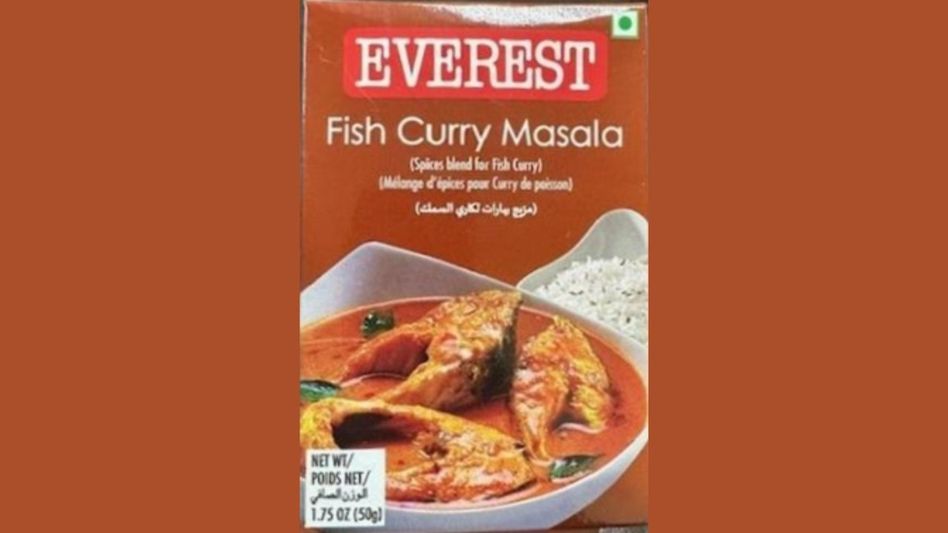 Everest Fish Curry Masala recalled for Ethylene Oxide Everest Fish Curry Masala recalled for Ethylene Oxide