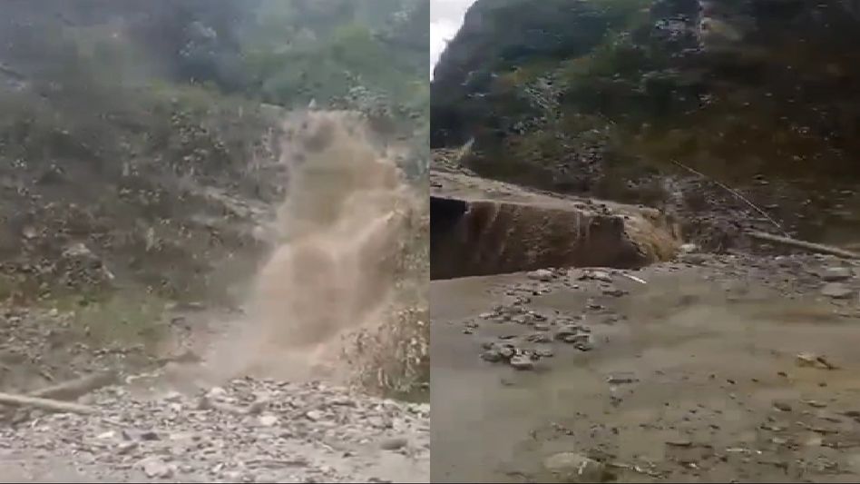 Arunachal: Incessant rainfall damages Roing Anini Highway, connectivity severed with rest of the country Arunachal: Incessant rainfall damages Roing Anini Highway, connectivity severed with rest of the country
