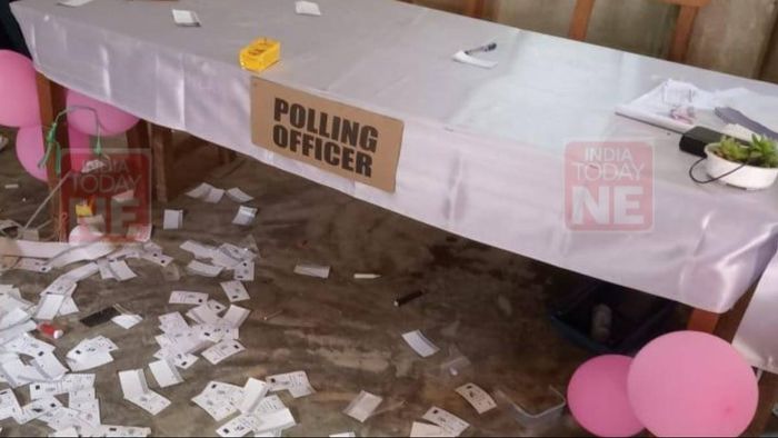 Manipur Lok Sabha Election: EVMs damaged in Ukhrul; miscreants target polling stations