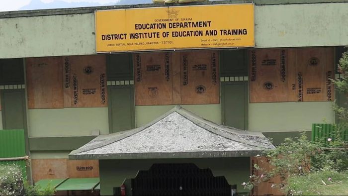 Sikkim: SDF member stands guard at strong room post elections, ensures electoral integrity