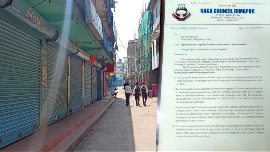 Nagaland: 2 day deadline set for resolution over Dimapur shutdown after joint consultative meeting Nagaland: 2 day deadline set for resolution over Dimapur shutdown after joint consultative meeting