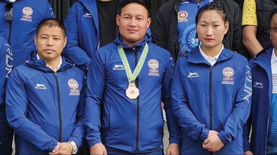 Nagaland's Rokuo Kehie Khawakhrie wins bronze at International Belt Wrestling Grand Prix Nagaland's Rokuo Kehie Khawakhrie wins bronze at International Belt Wrestling Grand Prix