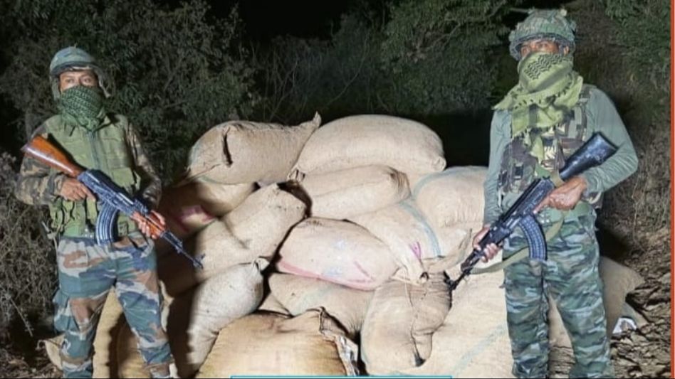 Mizoram: Assam Rifles seize drugs and areca nuts worth Rs 1.7 crore Mizoram: Assam Rifles seize drugs and areca nuts worth Rs 1.7 crore
