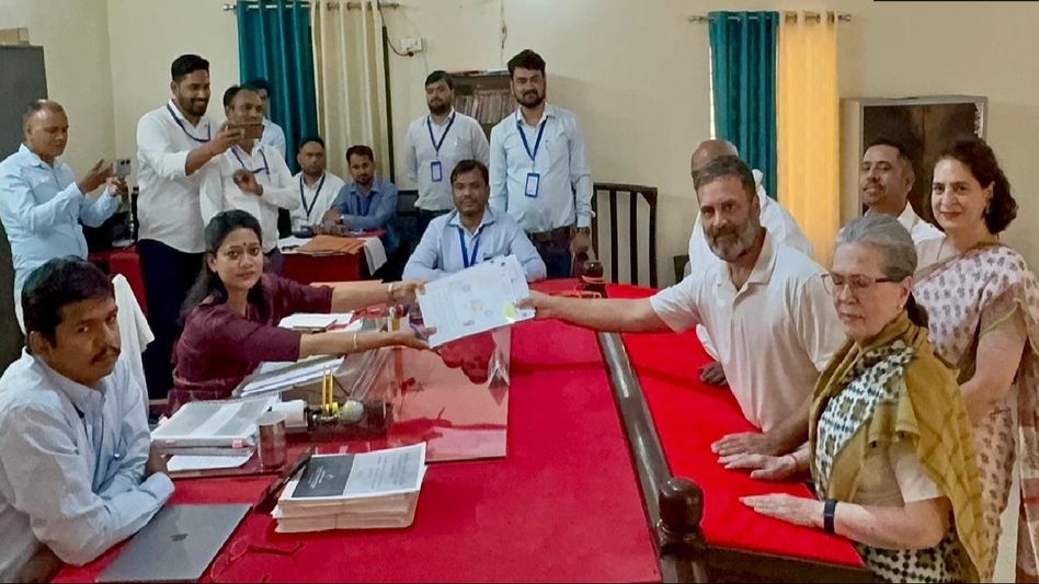 Congress leader Rahul Gandhi files nomination from Raebareli for LS polls 2024 Congress leader Rahul Gandhi files nomination from Raebareli for LS polls 2024