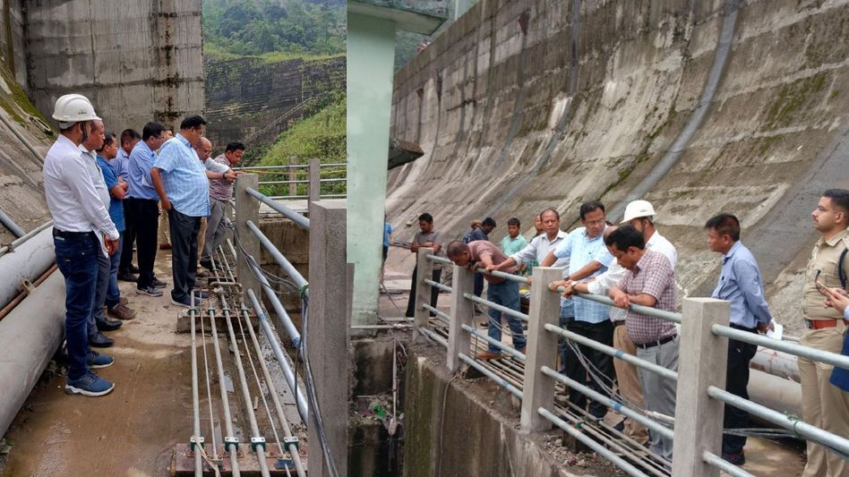 Meghalaya: Power Minister visits Myntdu Leshka Hydro Project, reviews operations Meghalaya: Power Minister visits Myntdu Leshka Hydro Project, reviews operations