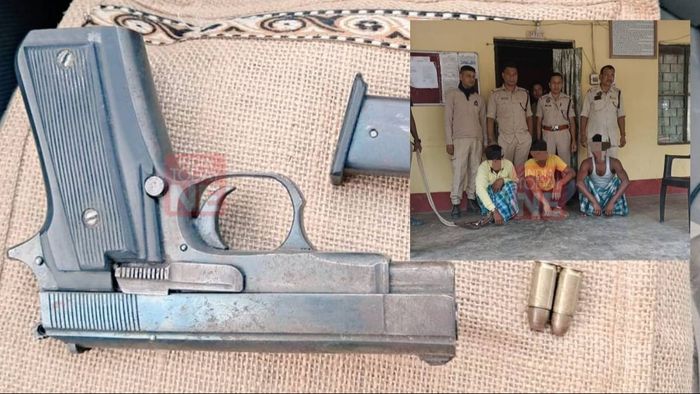Sonitpur Police Arrest Three Men, Confiscate Illegal Weapons and Ammunition