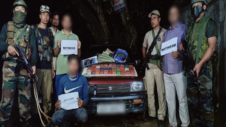 Assam Rifles seizes heroin worth Rs 4.04 crore in Cachar Assam Rifles seizes heroin worth Rs 4.04 crore in Cachar