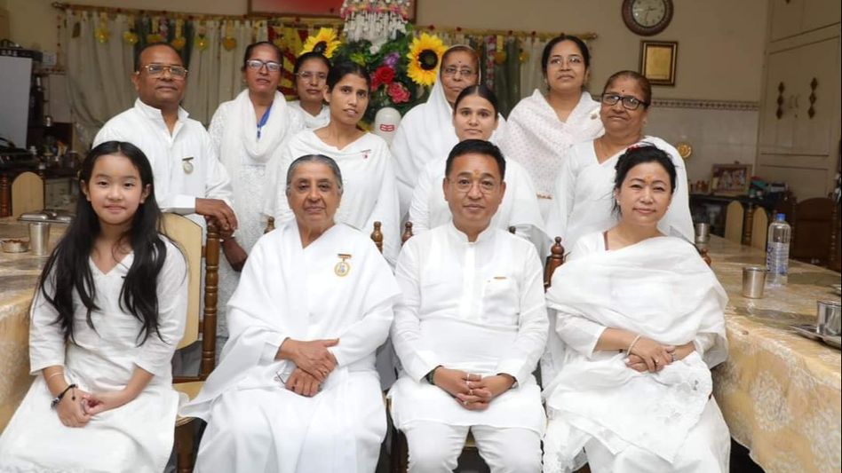 Sikkim CM visits Brahma Kumaris headquarters in Rajasthan, advocates to promote solar energy technology Sikkim CM visits Brahma Kumaris headquarters in Rajasthan, advocates to promote solar energy technology